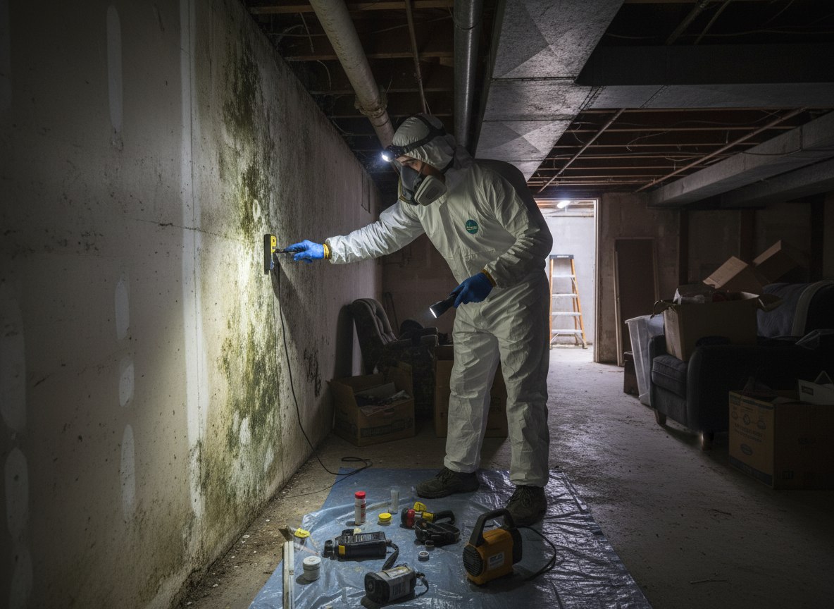 Basement Mold Inspection in Reseda, CA