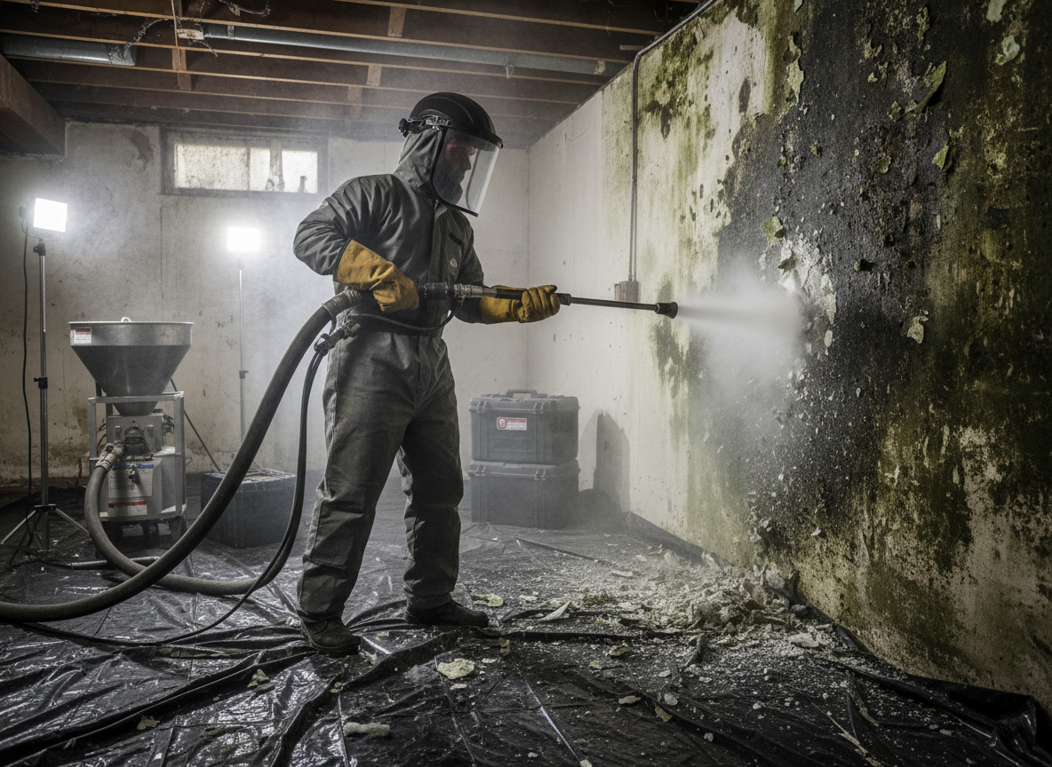 Dry Ice Blasting Mold in Reseda, CA
