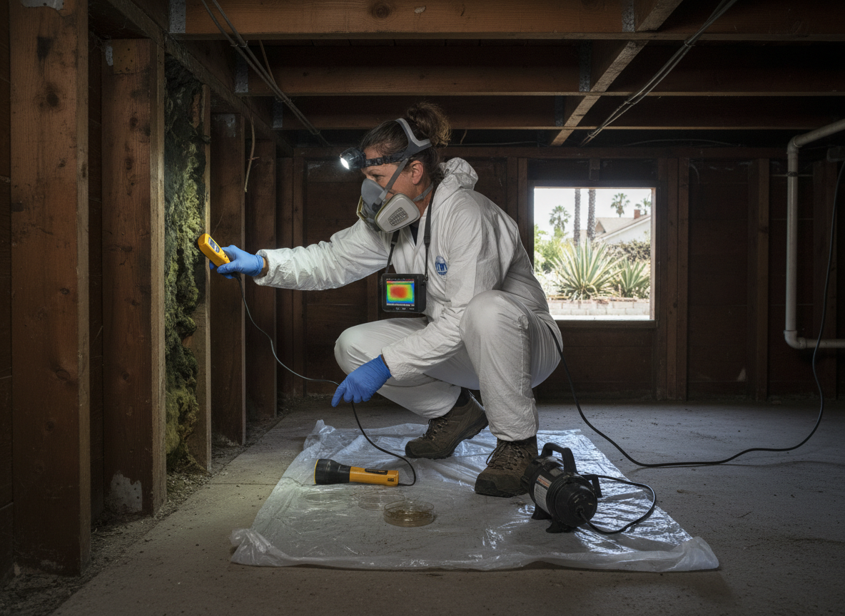 Home Mold Inspection in Reseda, CA
